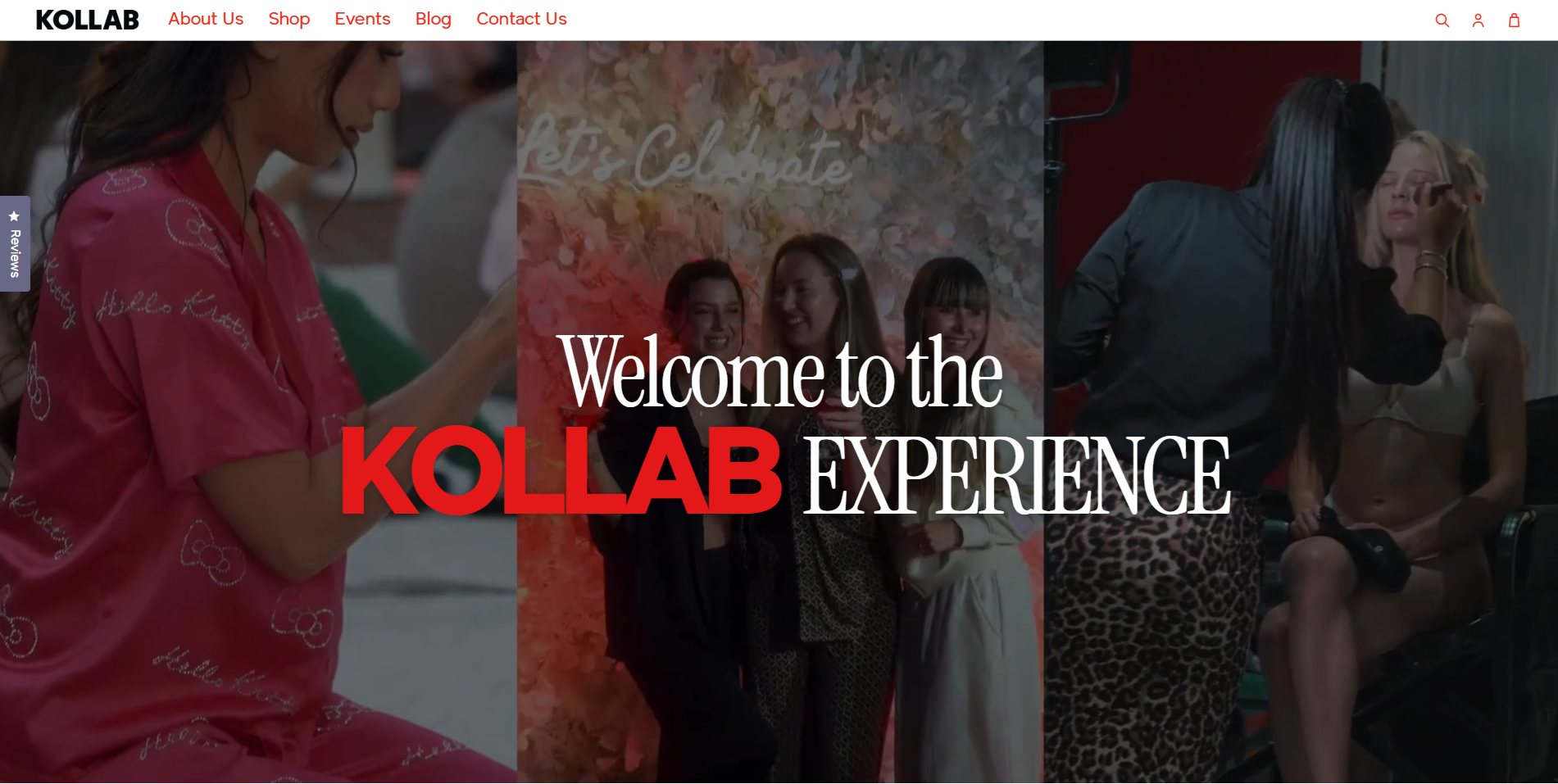 KOLLAB website homepage
